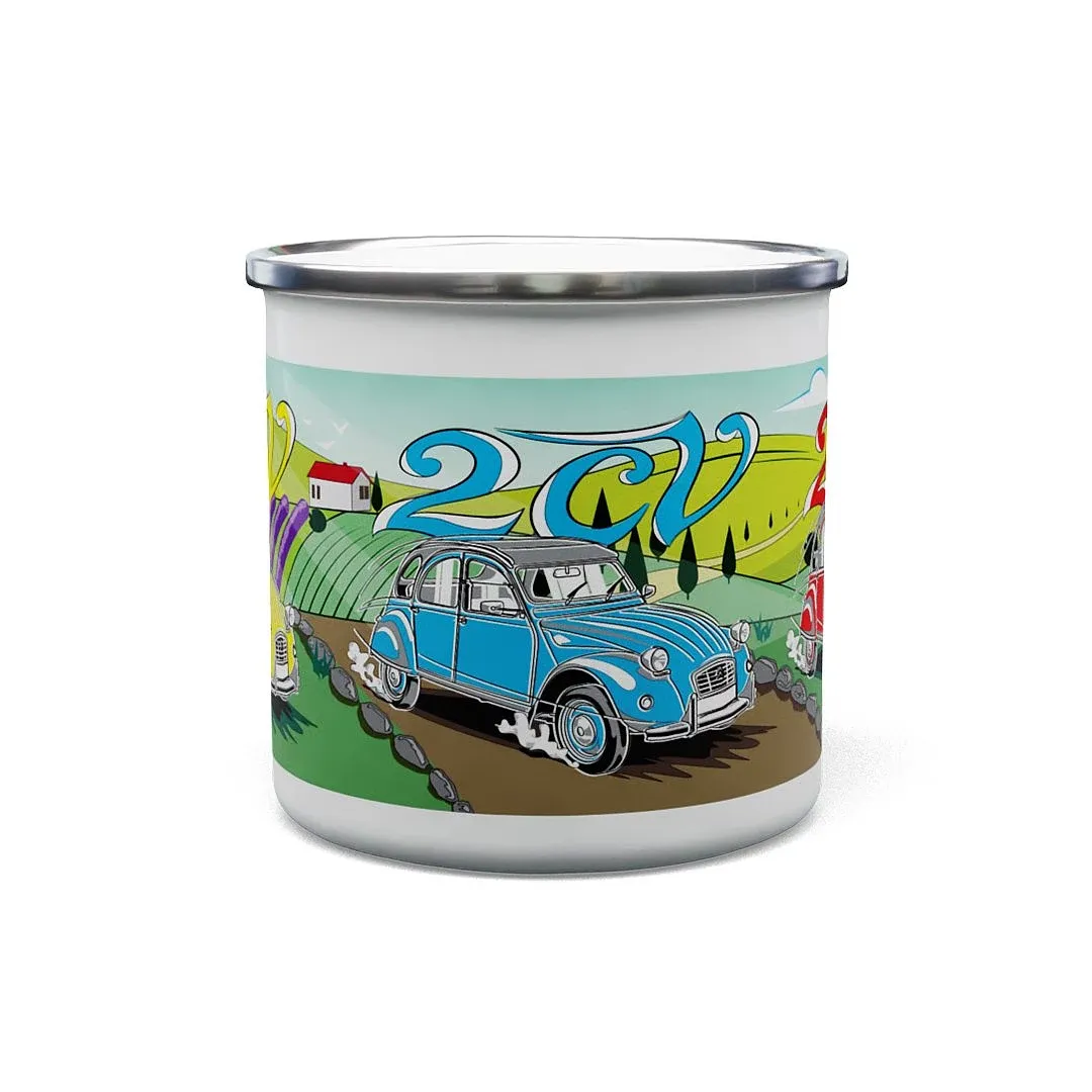 Tin mug 2CV 330 ml