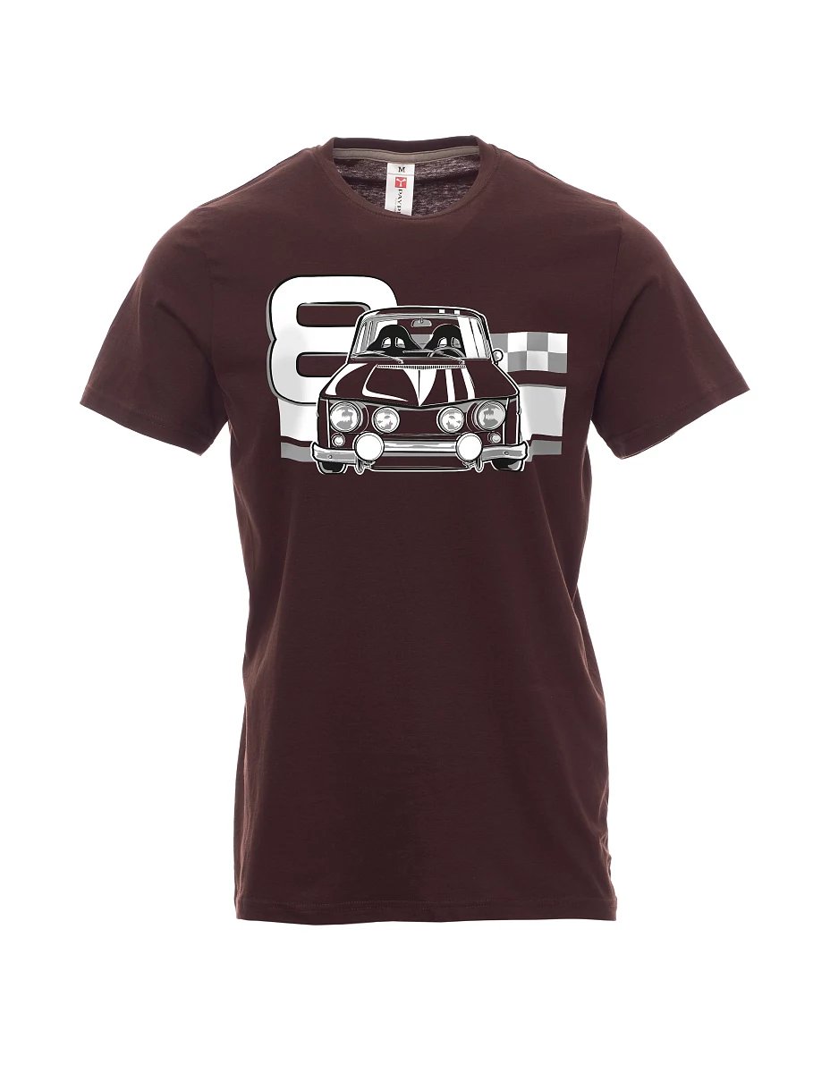 Dark brown men´s T-shirt R8