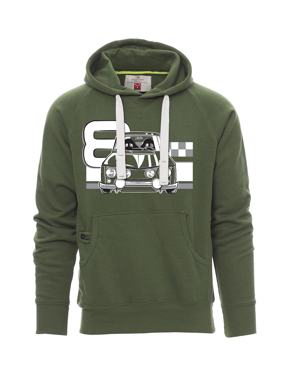 Dark green men´s sweatshirt R8