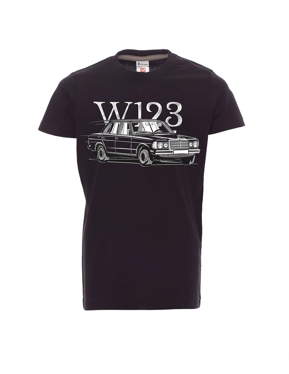Black children´s T-shirt W123