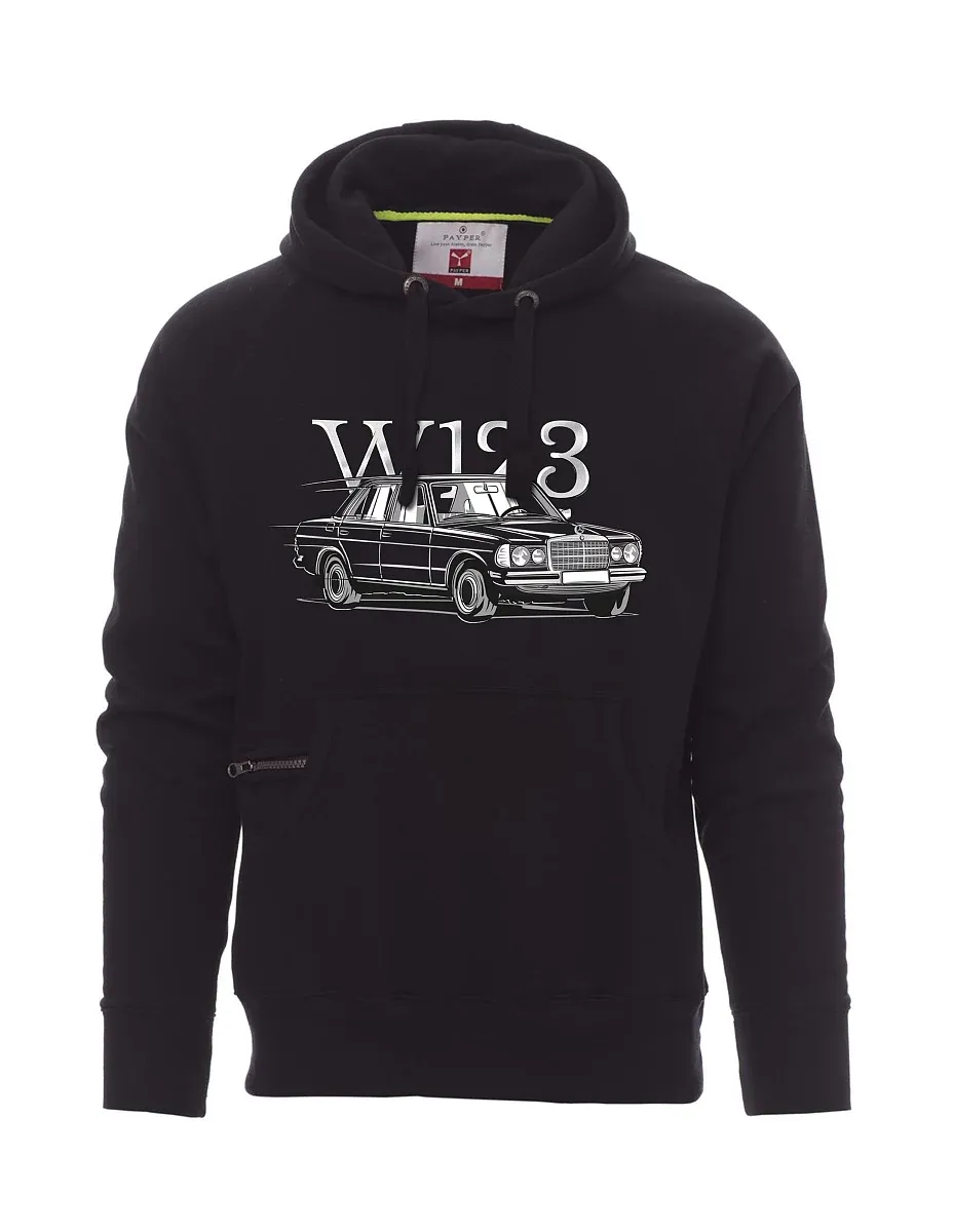 Black men´s sweatshirt W123