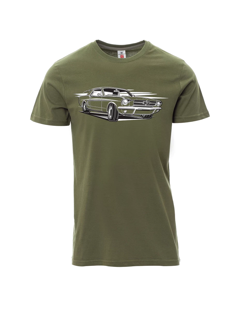 Khaki men´s T-shirt Mustang