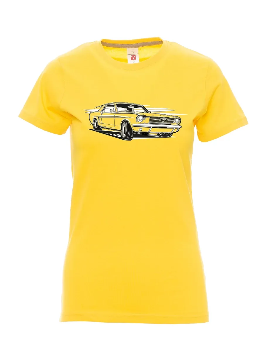 Yellow women´s T-shirt Mustang