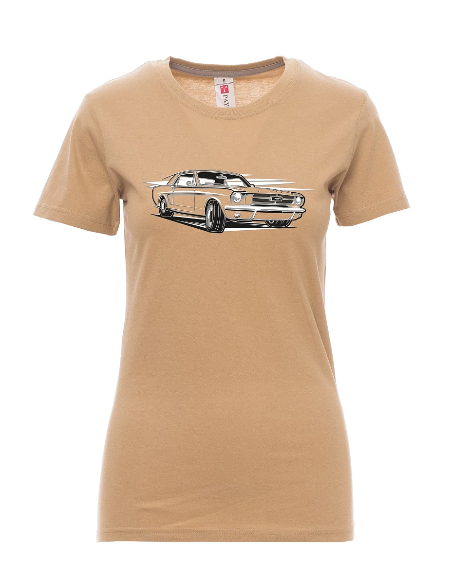 Brown women´s T-shirt Mustang