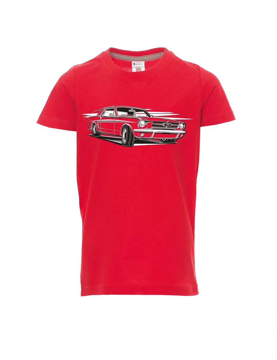 Red children´s T-shirt Mustang