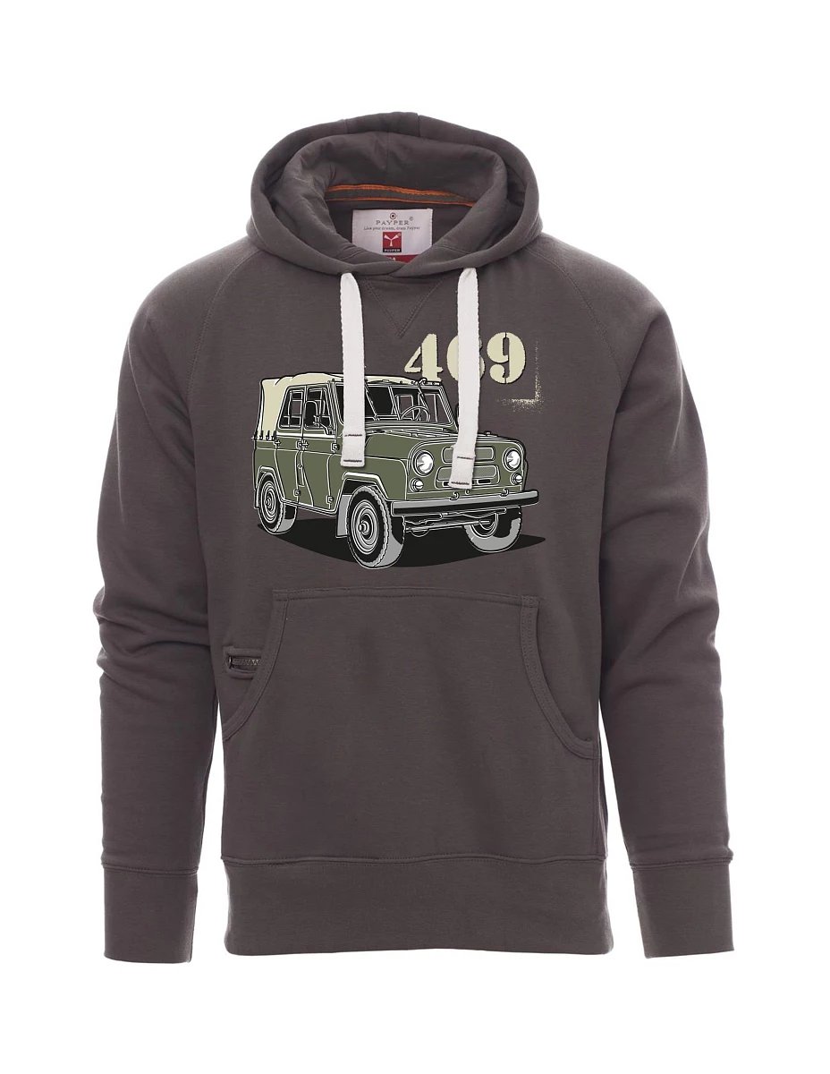 Grey men´s sweatshirt UAZ 469