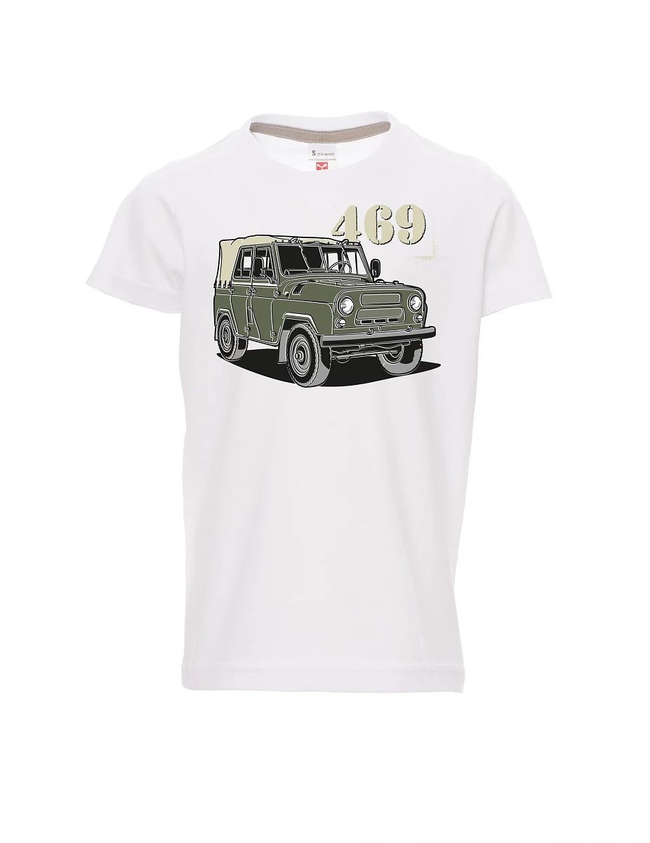 White children´s T-shirt UAZ 469