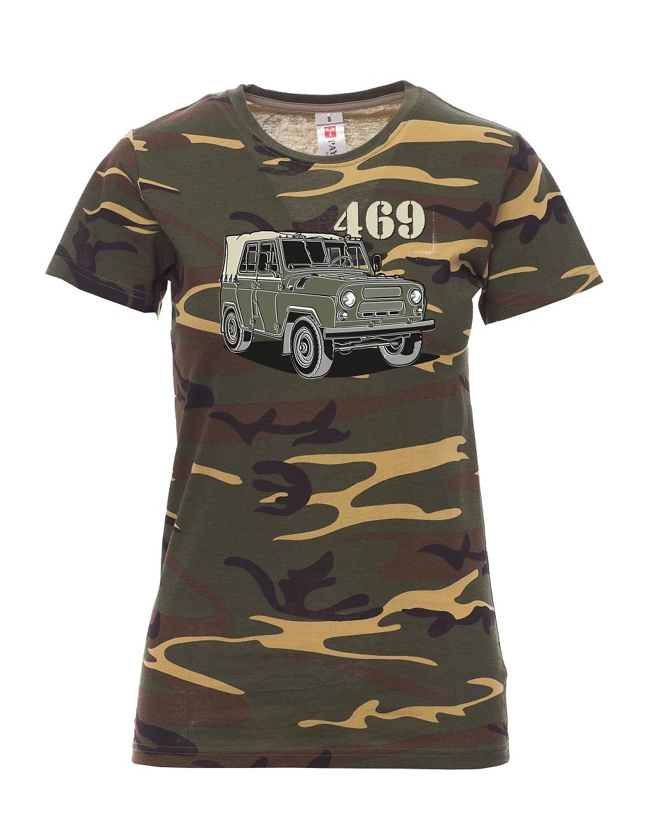 Camouflage women´s T-shirt UAZ 469