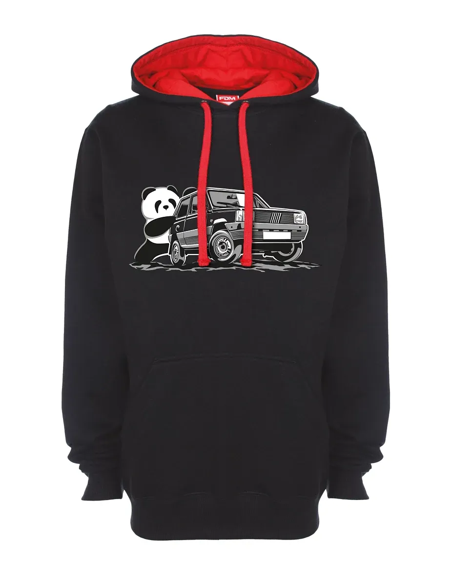 Red-black sweatshirt Italian veteran F Panda