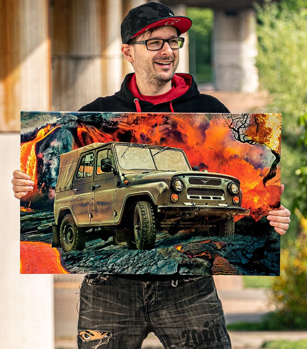 Painting uaz 469