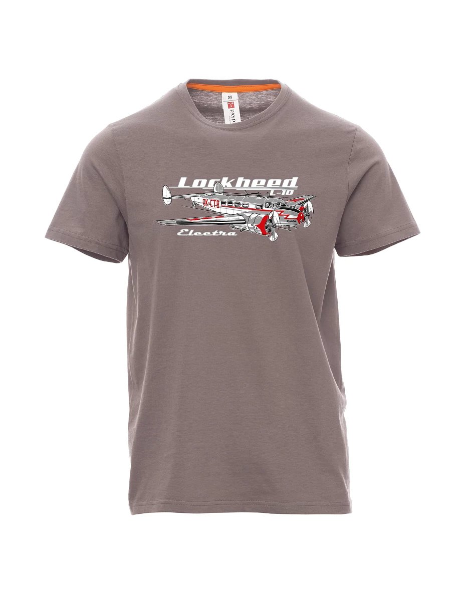 Steel gray men´s T-shirt Lockheed L-10