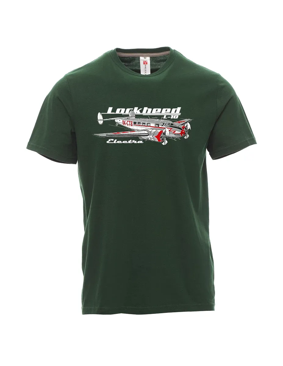 Dark green men´s T-shirt Lockheed L-10