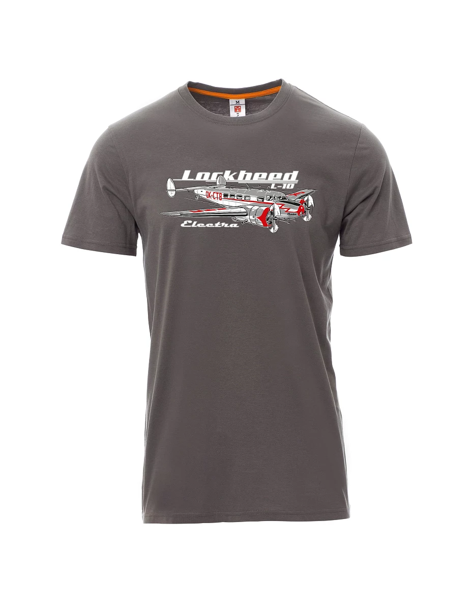 Grey men´s T-shirt Lockheed L-10