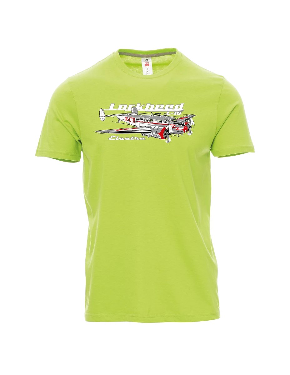 Light green men´s T-shirt Lockheed L-10