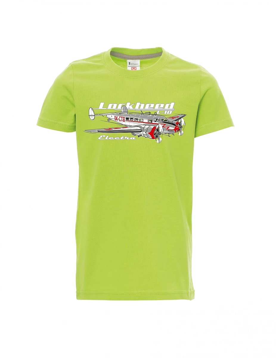 Light green children´s T-shirt Lockheed L-10