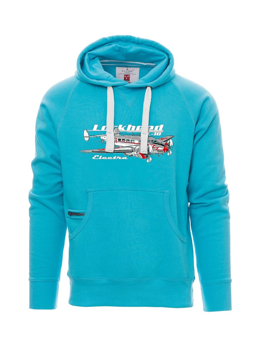 Light blue men´s sweatshirt Lockheed L-10