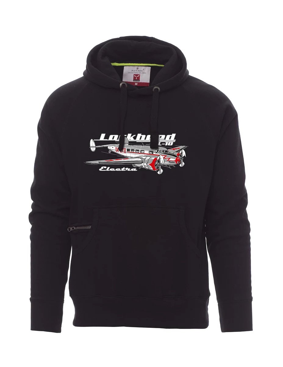 Black men´s sweatshirt Lockheed L-10
