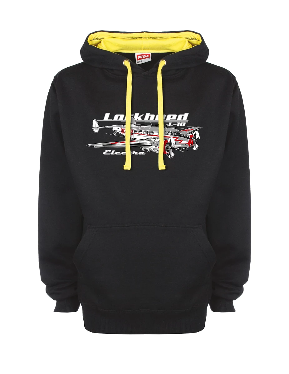 Yellow-black sweatshirt Lockheed L-10