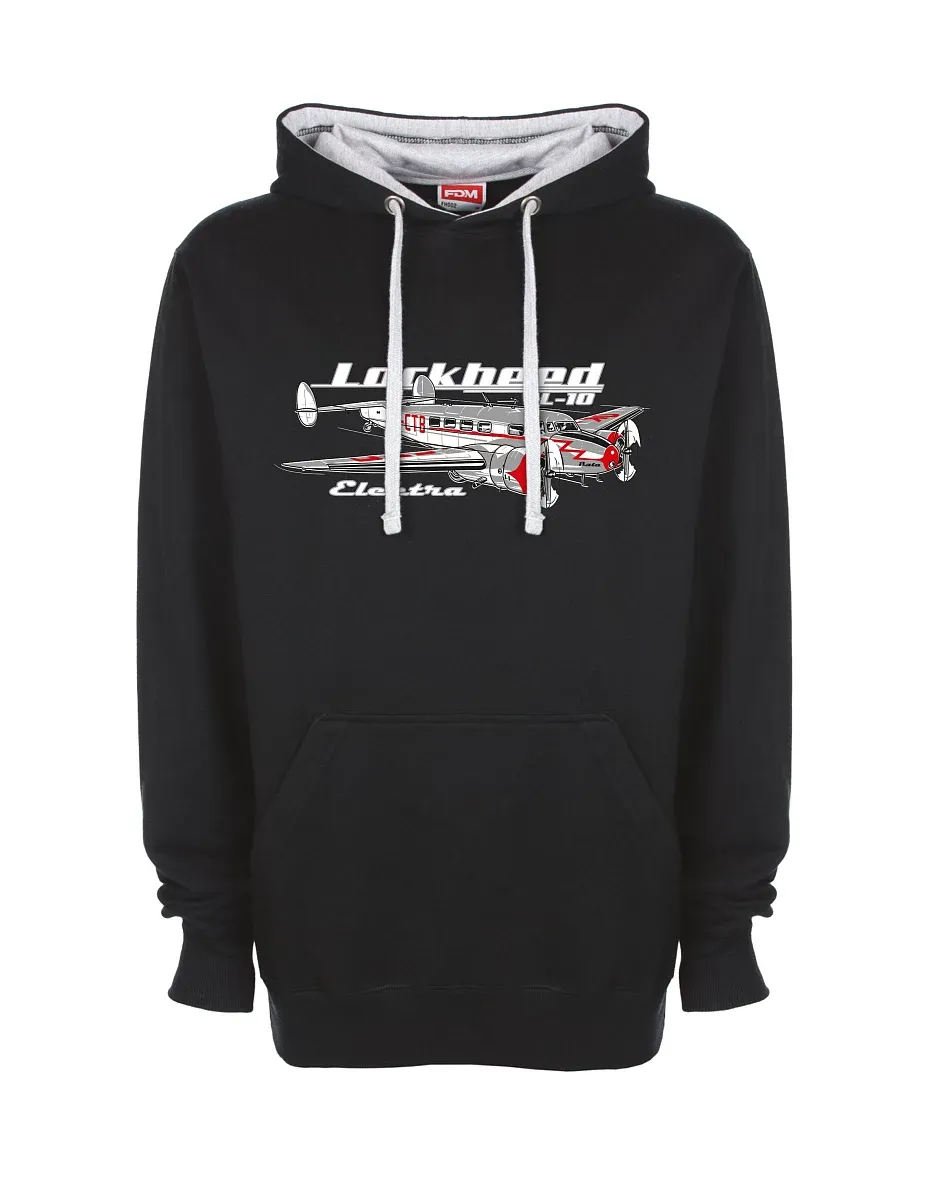 Grey-black sweatshirt Lockheed L-10