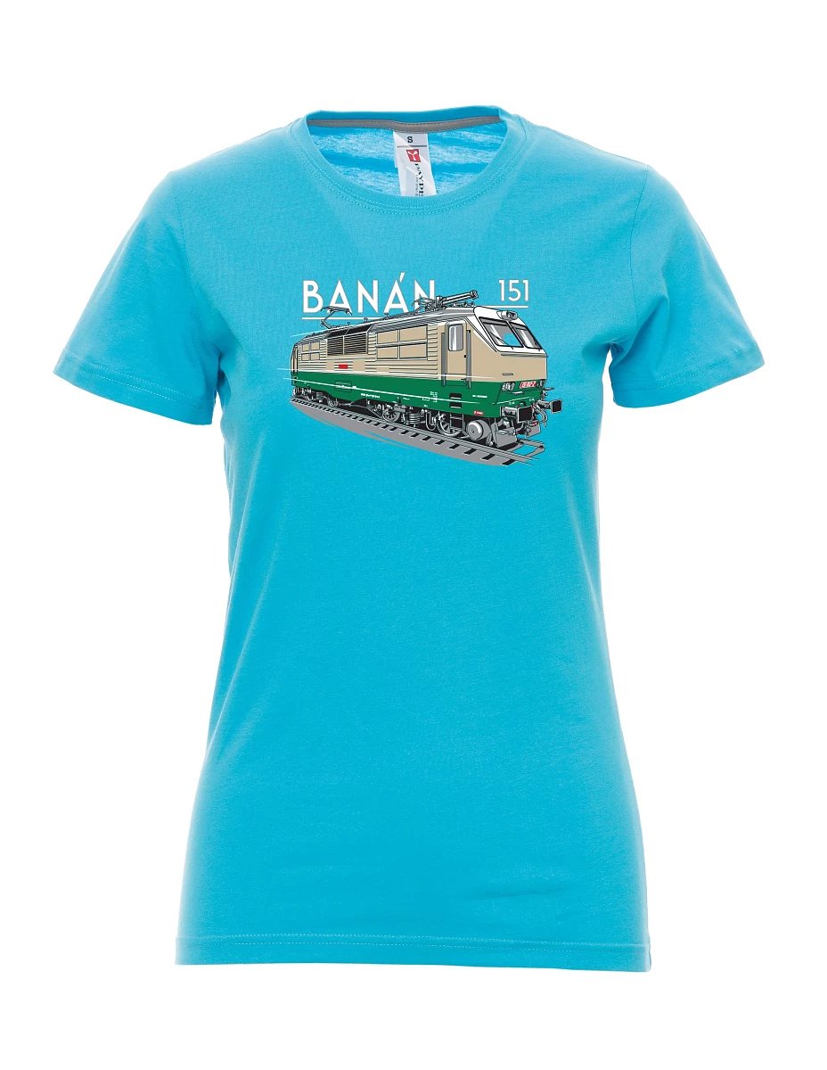 Reef blue women´s T-shirt Electric locomotive 151 "banana"