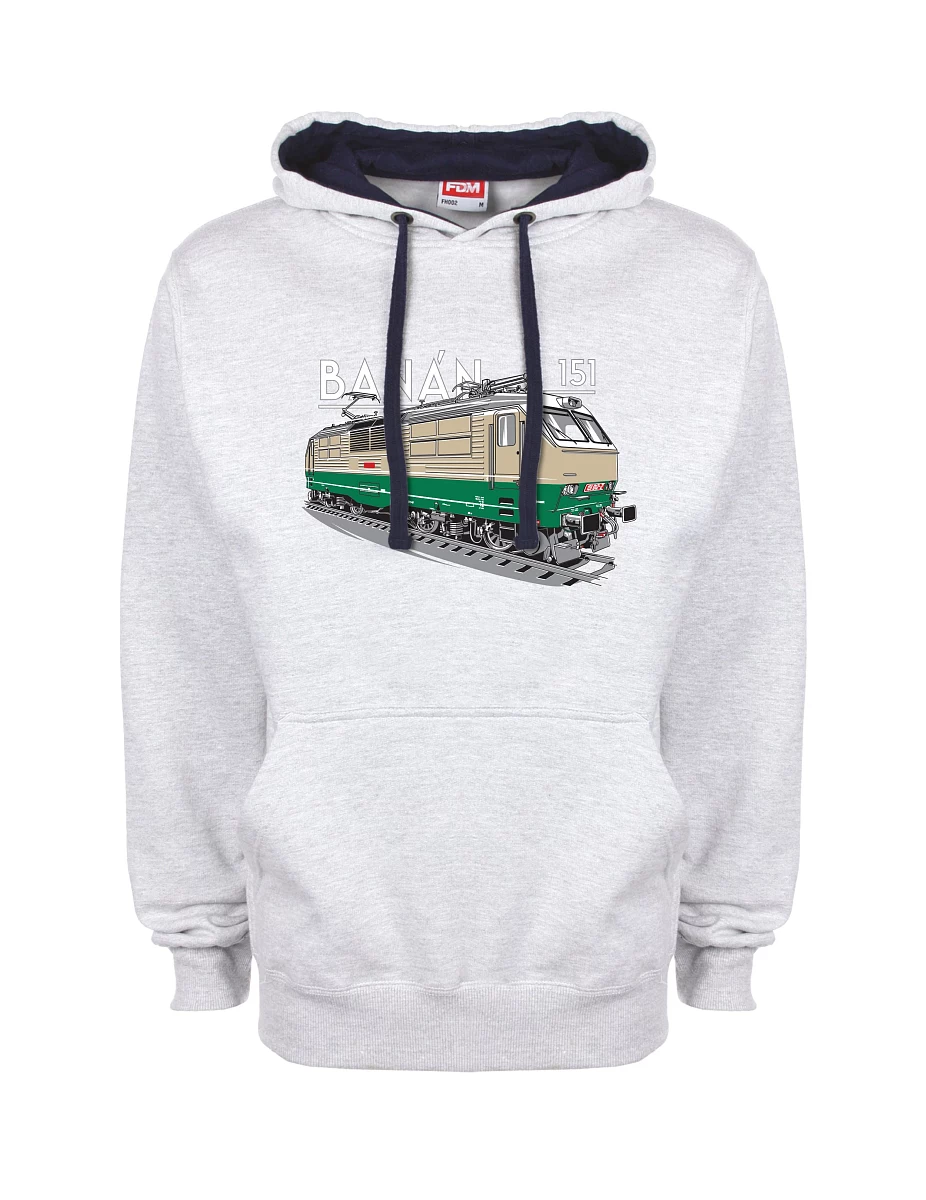 Blue-grey sweatshirt Electric locomotive 151 "banana"