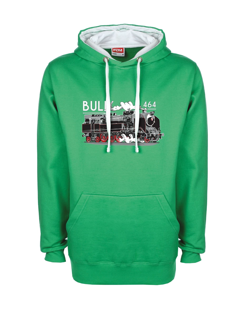 White-green sweatshirt Locomotive 464