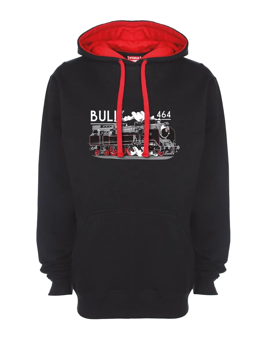 Red-black sweatshirt Locomotive 464