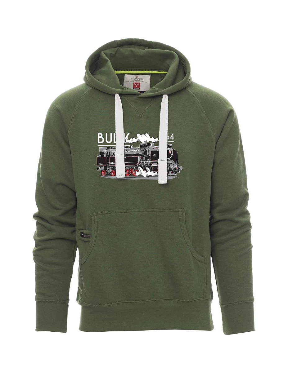 Dark green men´s sweatshirt Locomotive 464