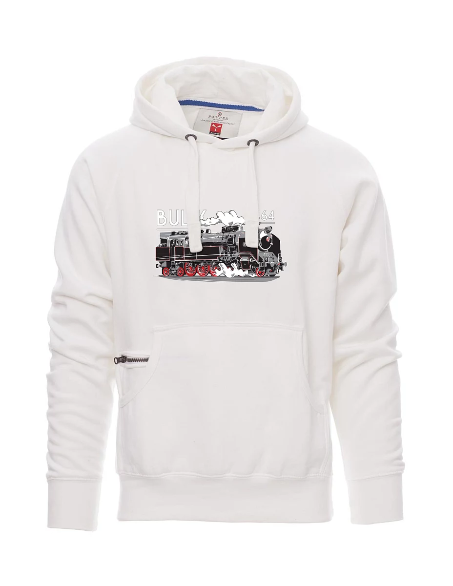 White men´s sweatshirt Locomotive 464
