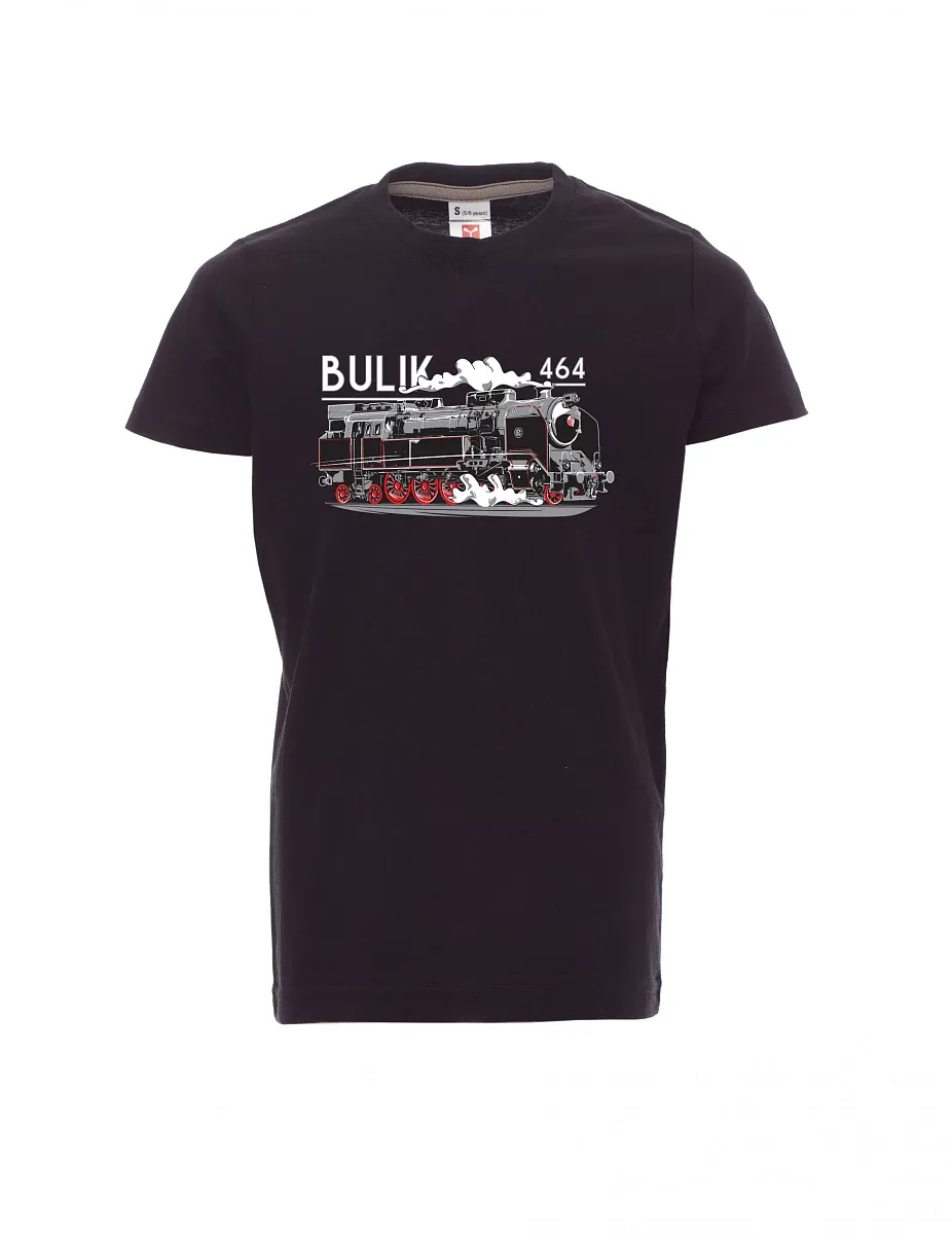 Black children´s T-shirt Locomotive 464