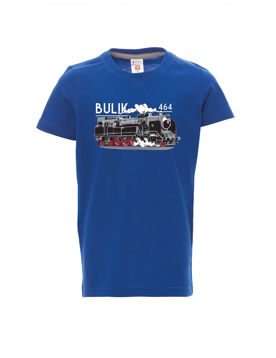 Blue children´s T-shirt Locomotive 464