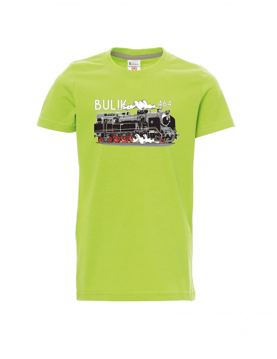 Light green children´s T-shirt Locomotive 464