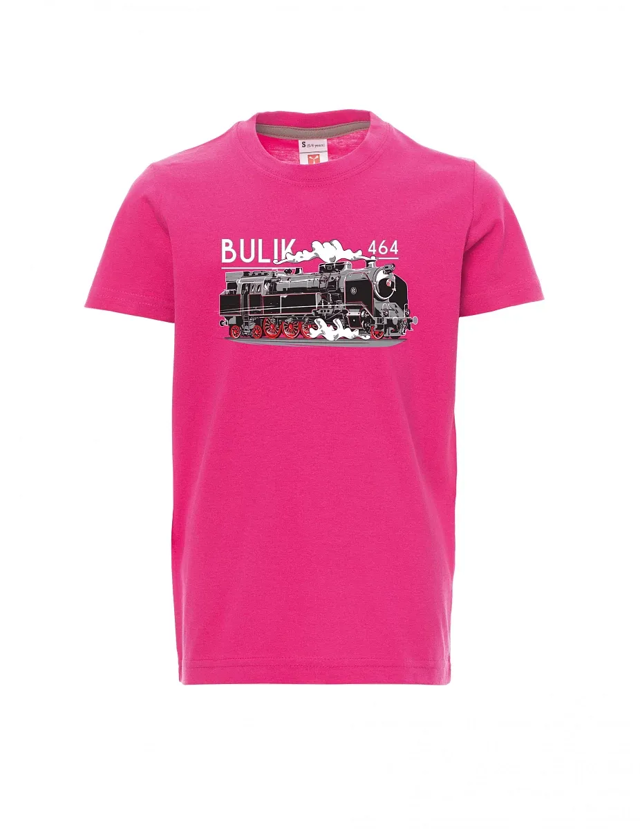 Pink children´s T-shirt Locomotive 464