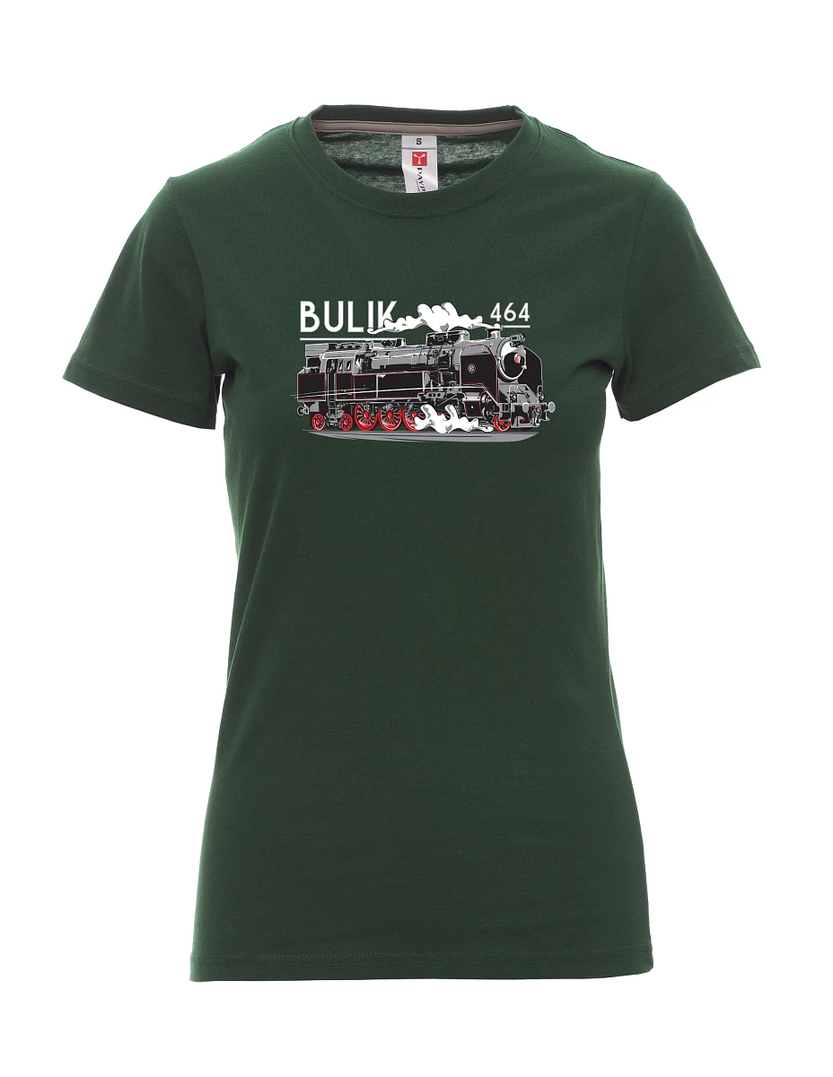 Dark green women´s T-shirt Locomotive 464