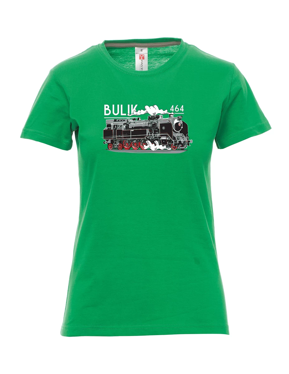 Green women´s T-shirt Locomotive 464