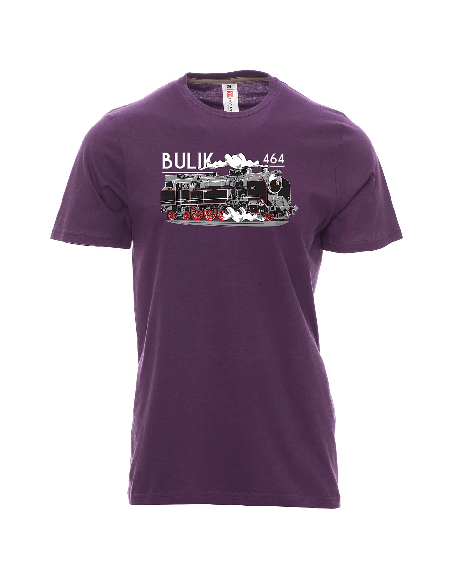 Purple men´s T-shirt Locomotive 464