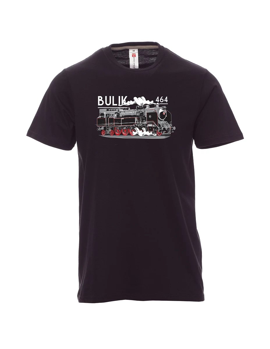 Black men´s T-shirt Locomotive 464