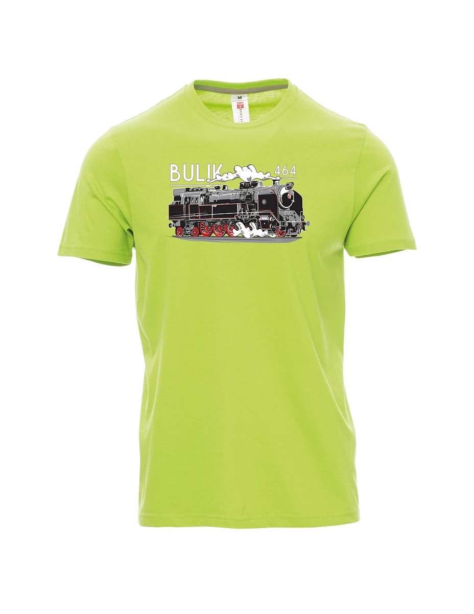 Light green men´s T-shirt Locomotive 464