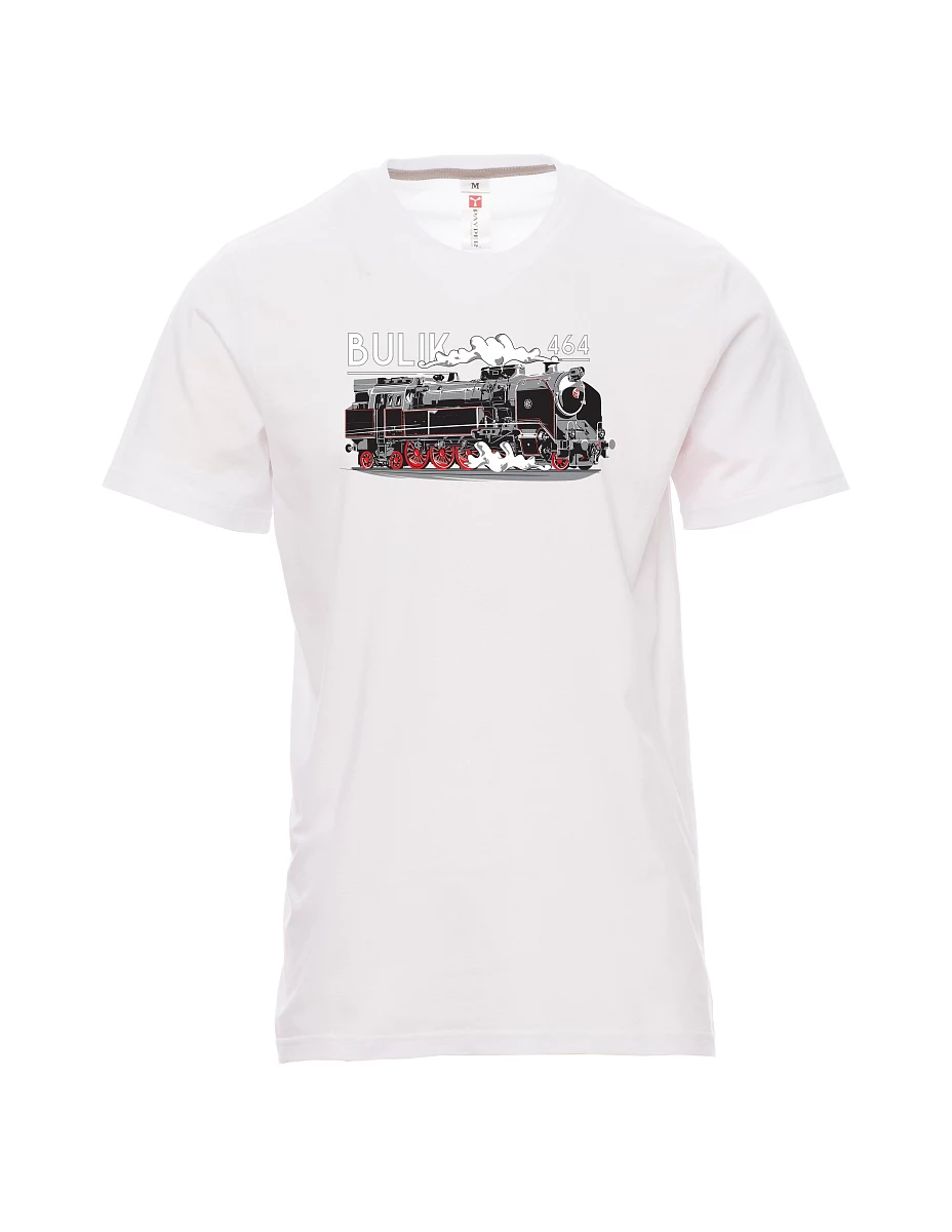 White men´s T-shirt Locomotive 464