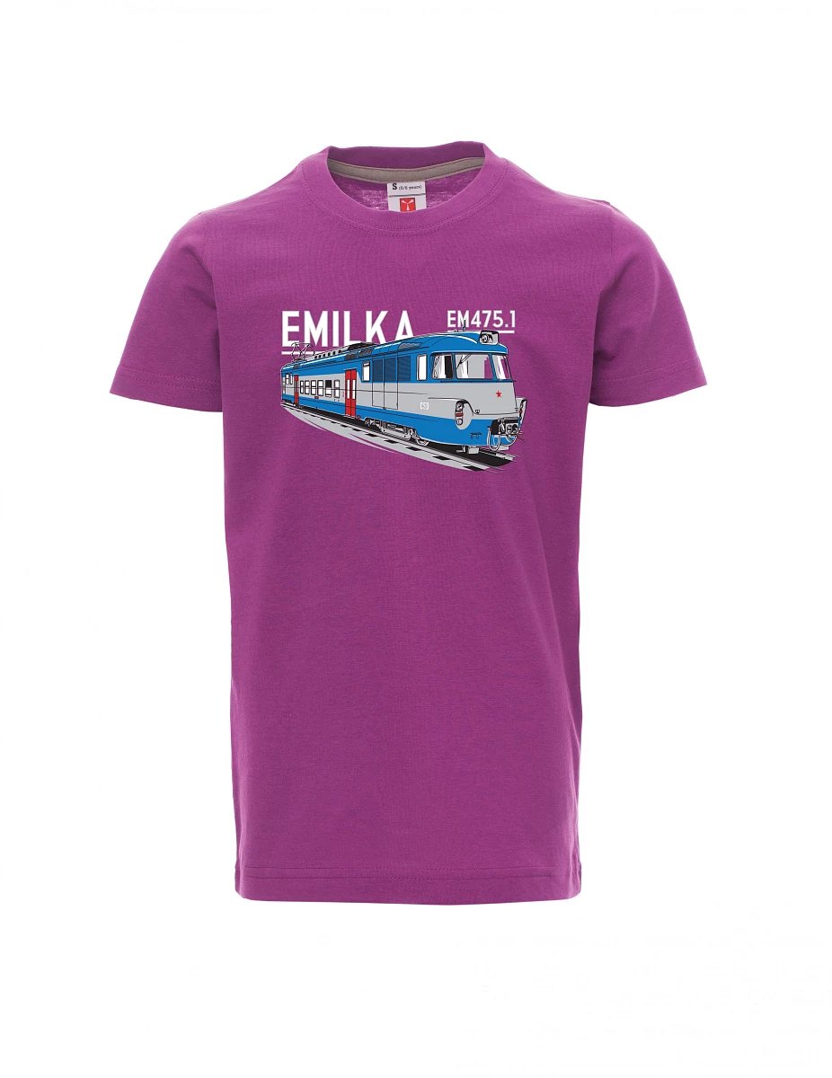 Purple children´s T-shirt Electrical units 475.1