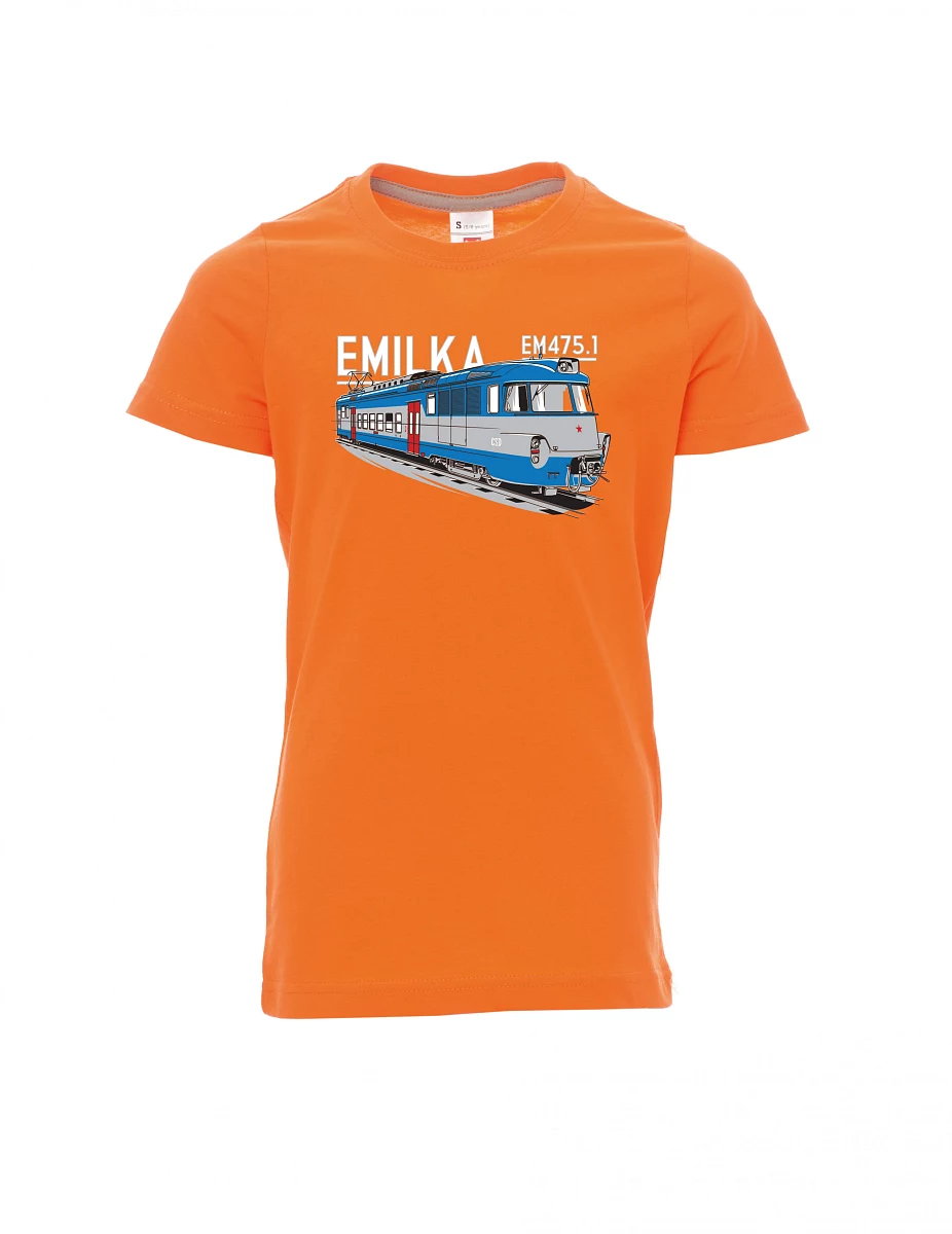 Orange children´s T-shirt Electrical units 475.1