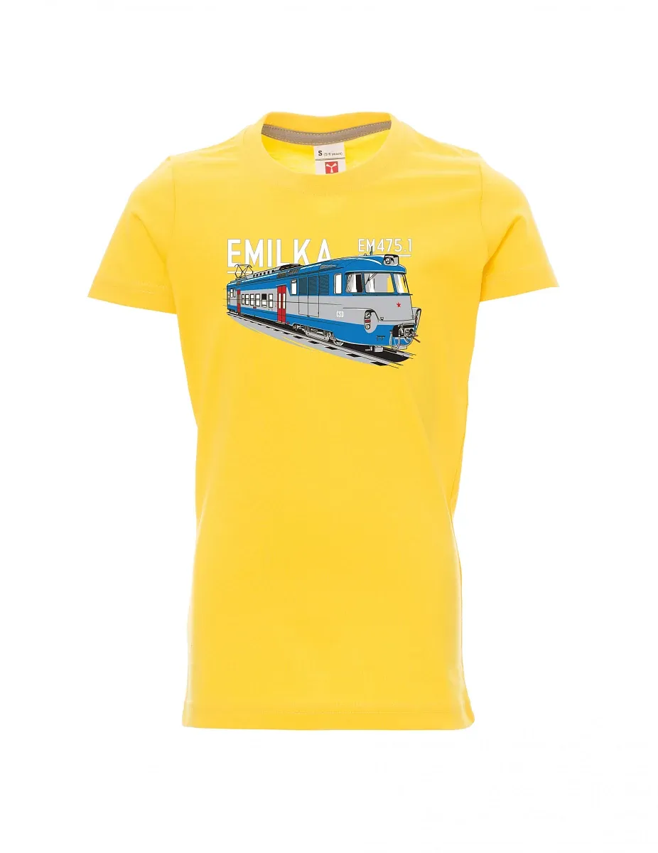 Yellow children´s T-shirt Electrical units 475.1