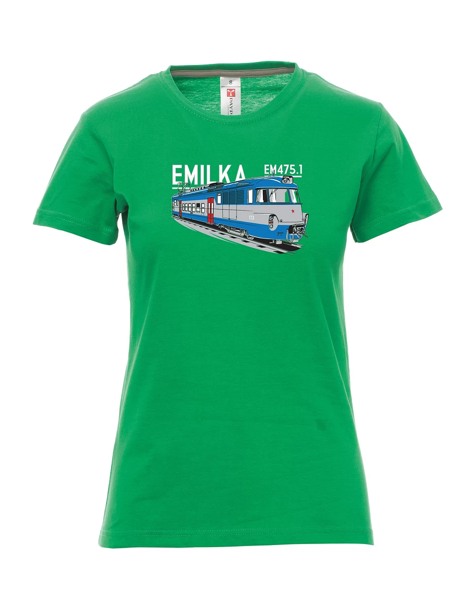 Green women´s T-shirt Electrical units 475.1