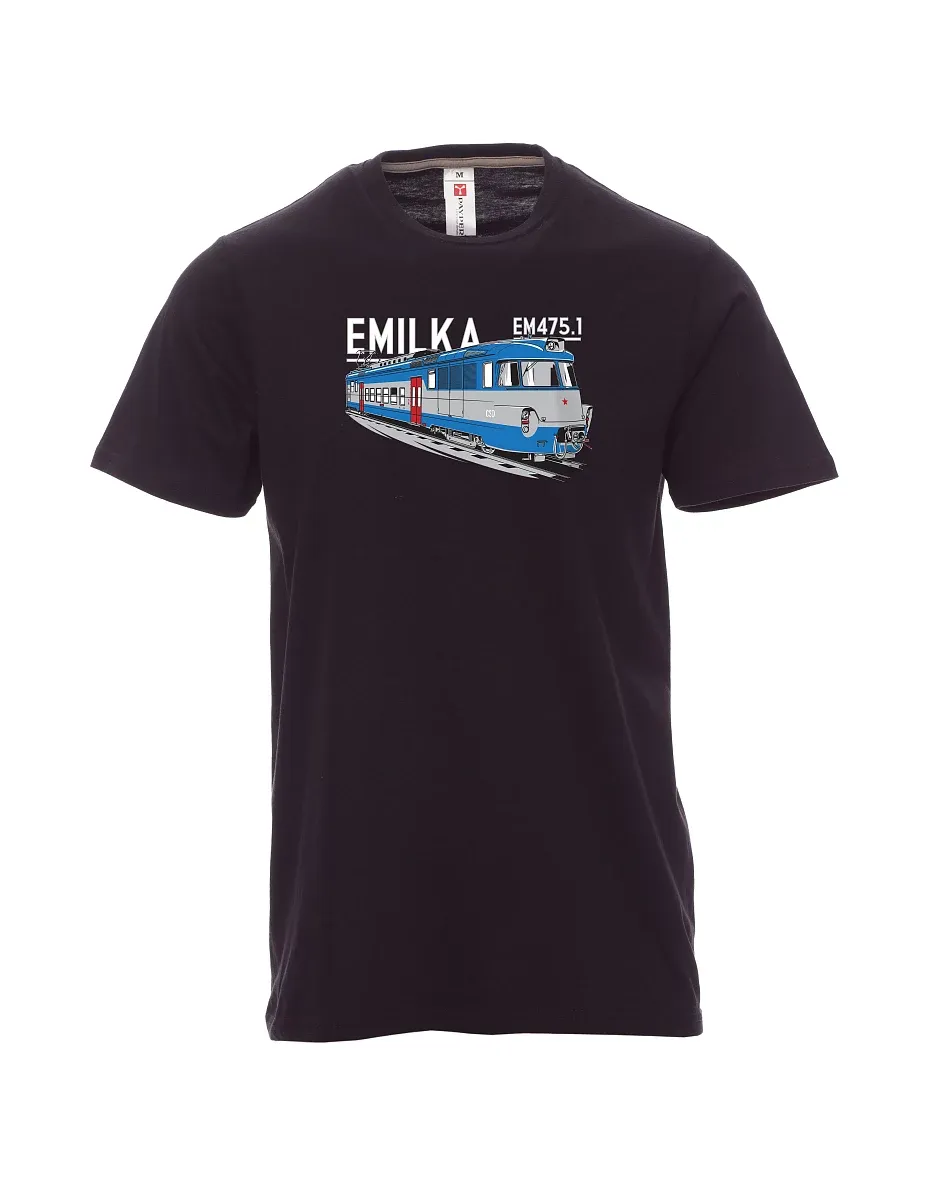 Black men´s T-shirt Electrical units 475.1