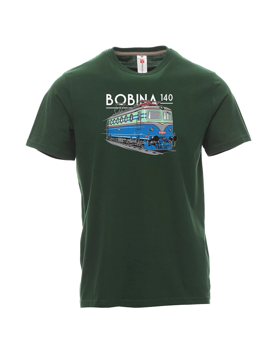 Dark green men´s T-shirt Locomotive 140