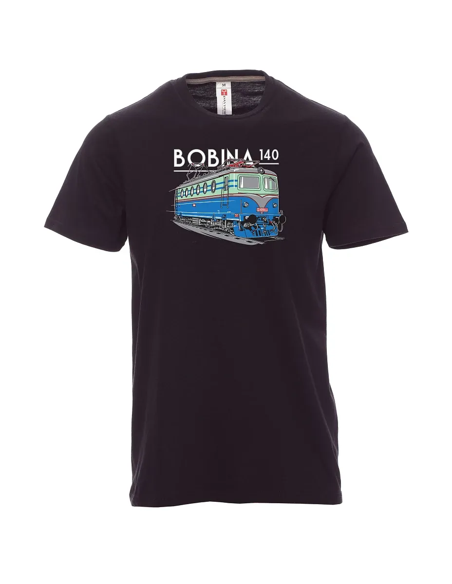 Black men´s T-shirt Locomotive 140