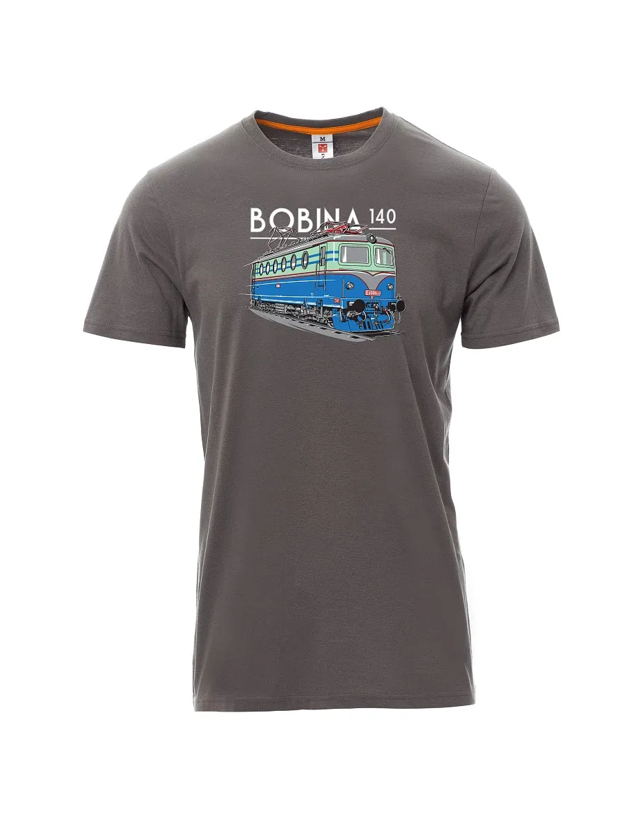 Grey men´s T-shirt Locomotive 140