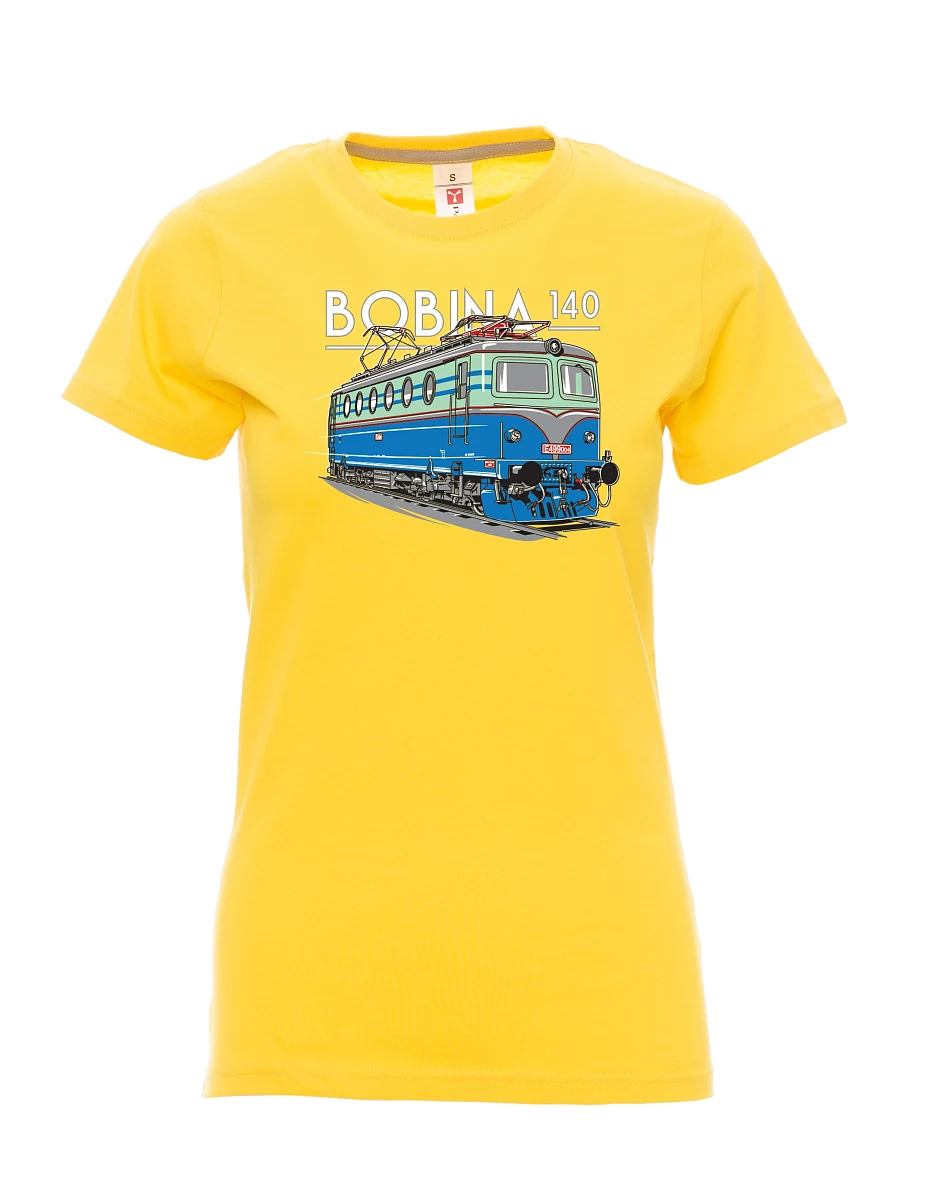 Yellow women´s T-shirt Locomotive 140
