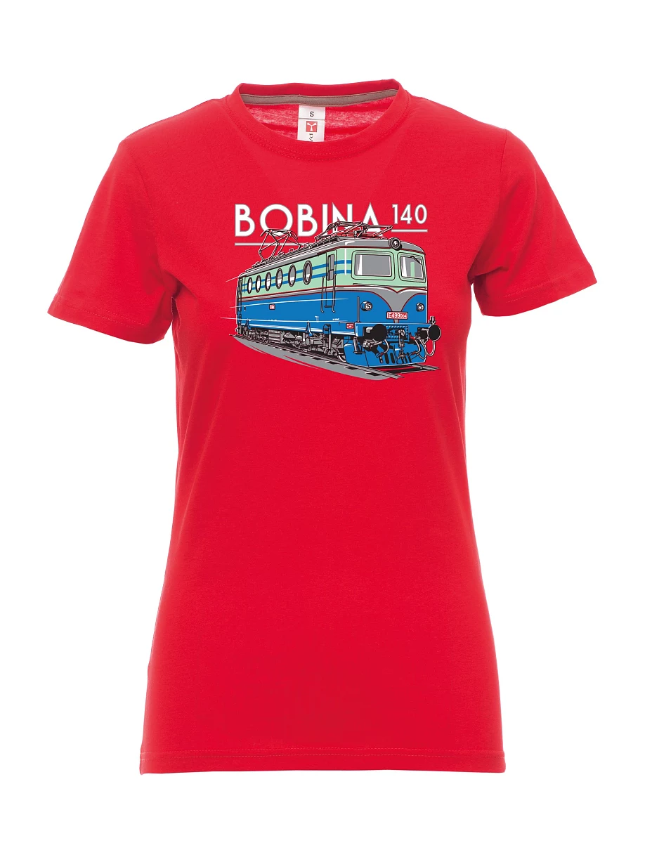 Red women´s T-shirt Locomotive 140