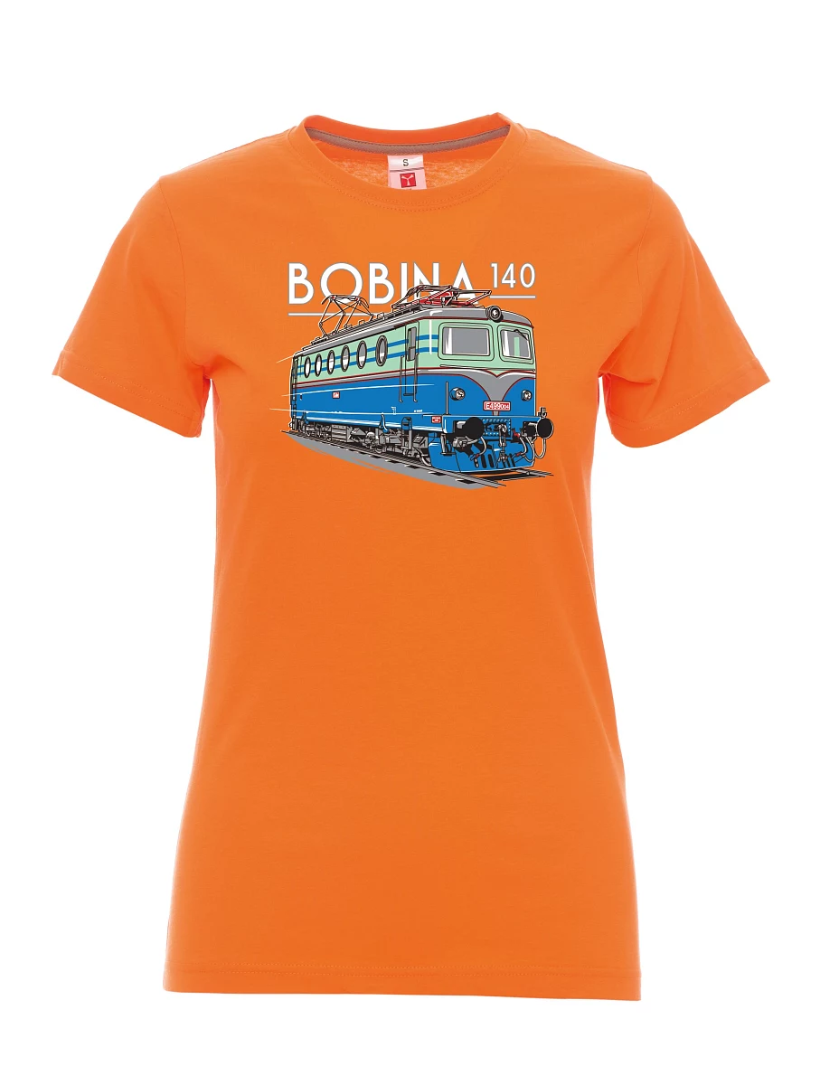 Orange women´s T-shirt Locomotive 140
